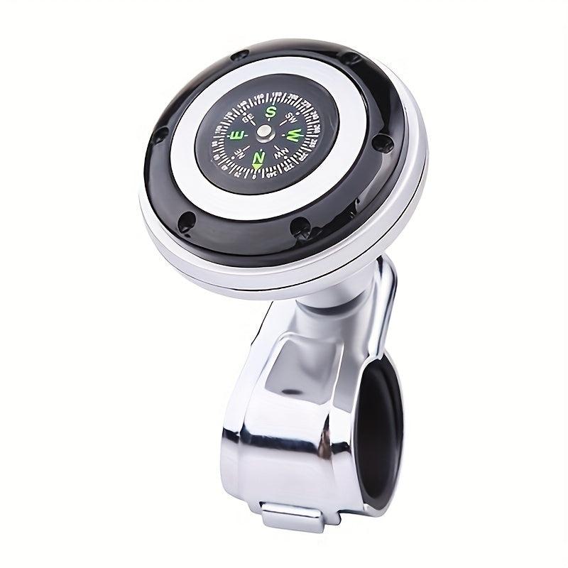 Car Steering Wheel Booster with Compass Labor-saving Ball