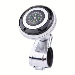 Car Steering Wheel Booster with Compass Labor-saving Ball