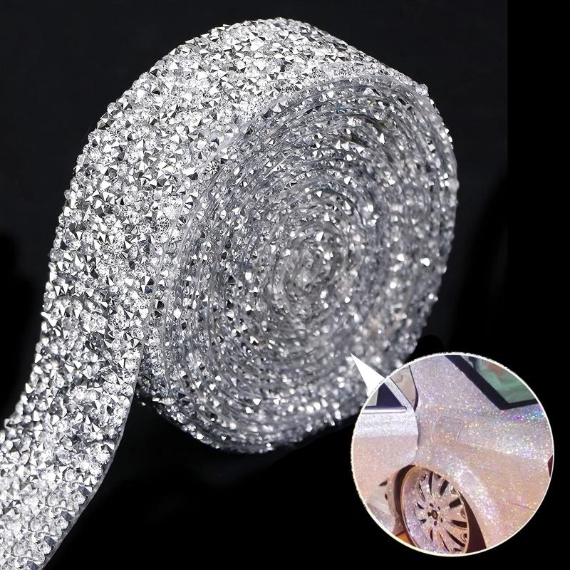 3m Crystal Rhinestone Ribbon DIY Self-Adhesive Sparkling Rhinestone Ribbon