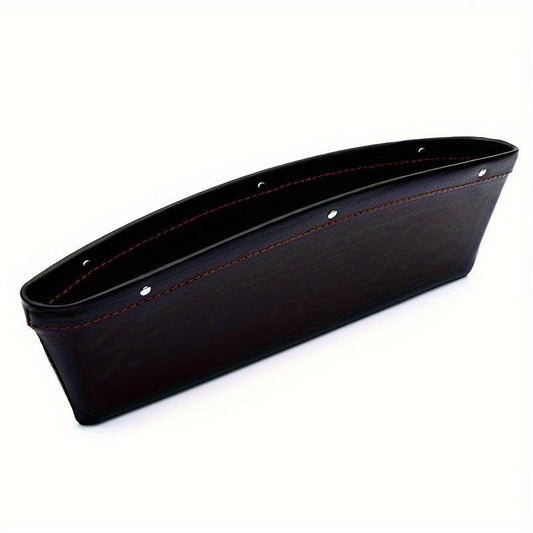 Car Seat Gap Storage Box PU Leather Organizer