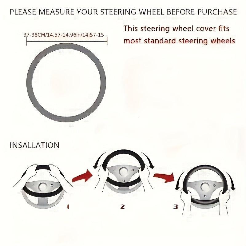 Breathable Non-slip Car Steering Wheel Cover