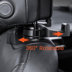 Car Seat Headrest Hook with Mobile Phone Holder