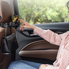 Car Seat Headrest Hook with Mobile Phone Holder