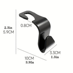 2 PCS Auto Seat Headrest Hook Storage Hanger Car Back Seat Organizer Holder
