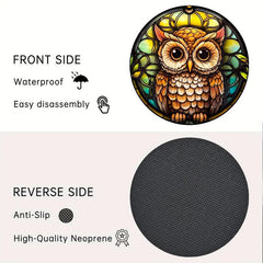 2pcs Owl Car Cup Coasters - Table Protection Gift