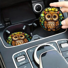 2pcs Owl Car Cup Coasters - Table Protection Gift