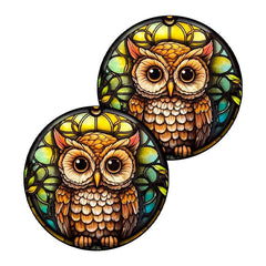 2pcs Owl Car Cup Coasters - Table Protection Gift