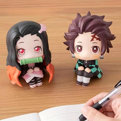 Anime Sitting Posture Car Decoration Model Doll - Fun Touch for Center Console