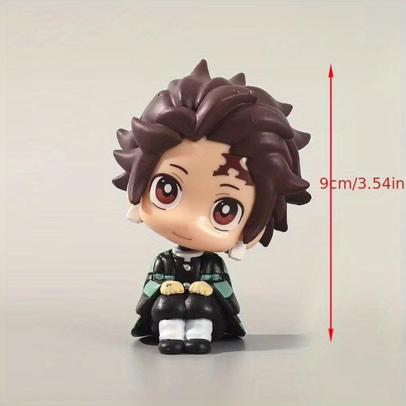 Anime Sitting Posture Car Decoration Model Doll - Fun Touch for Center Console