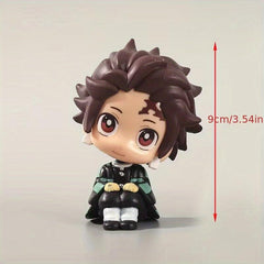 Anime Sitting Posture Car Decoration Model Doll - Fun Touch for Center Console