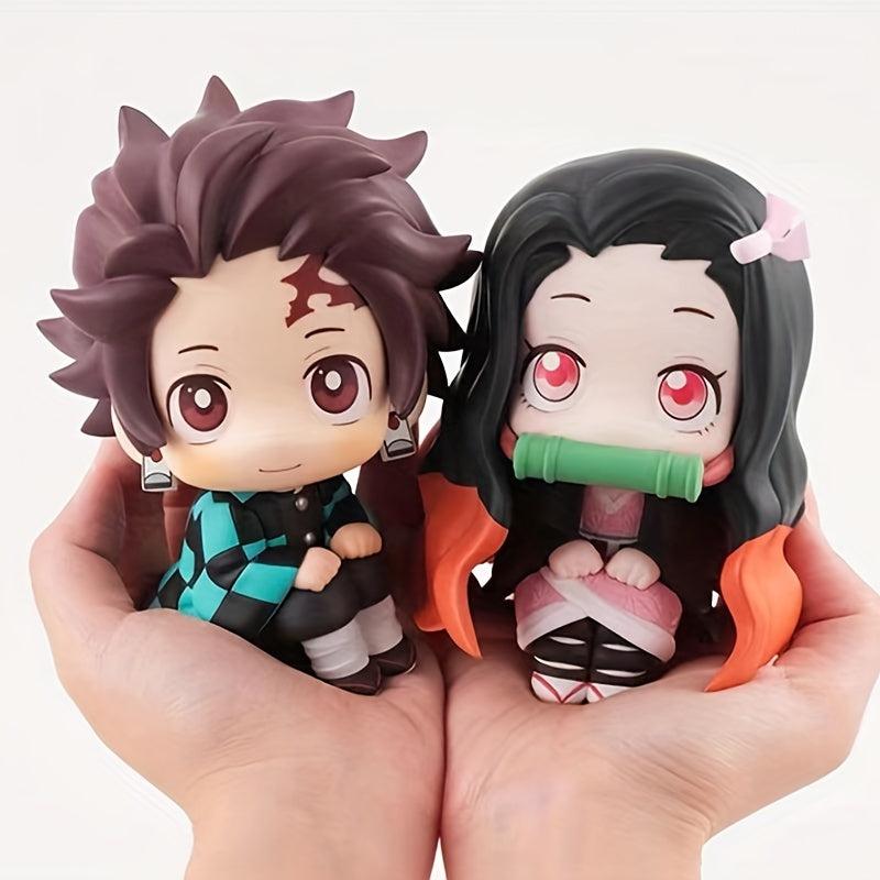 Anime Sitting Posture Car Decoration Model Doll - Fun Touch for Center Console