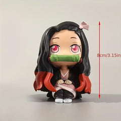 Anime Sitting Posture Car Decoration Model Doll - Fun Touch for Center Console