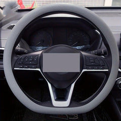 1pc Car Steering Wheel Silicone Cover Non-slip Protective Case