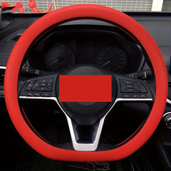 1pc Car Steering Wheel Silicone Cover Non-slip Protective Case