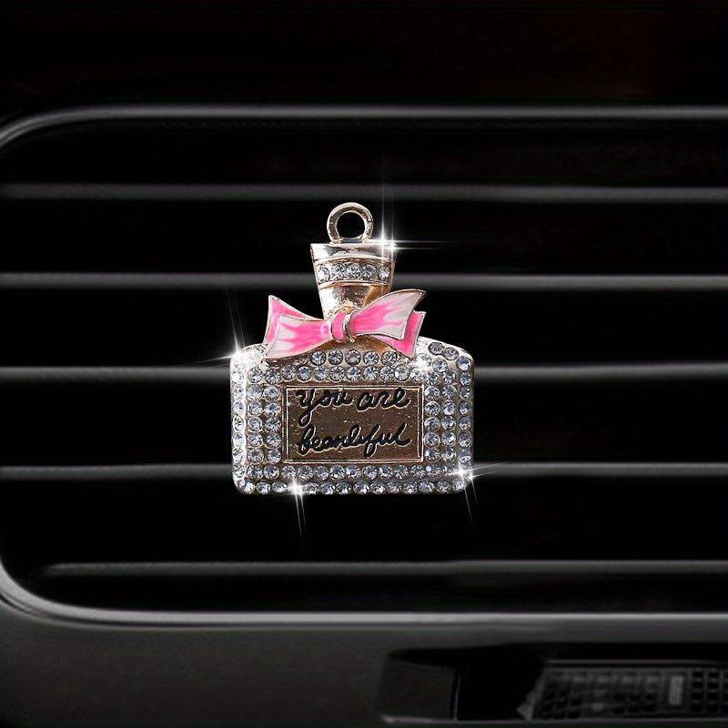 Car Air Vent Clip Bling Rhinestone Diffuser Freshener