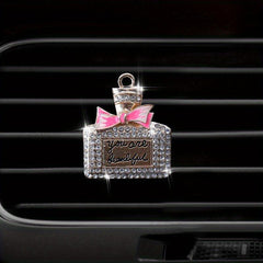 Car Air Vent Clip Bling Rhinestone Diffuser Freshener