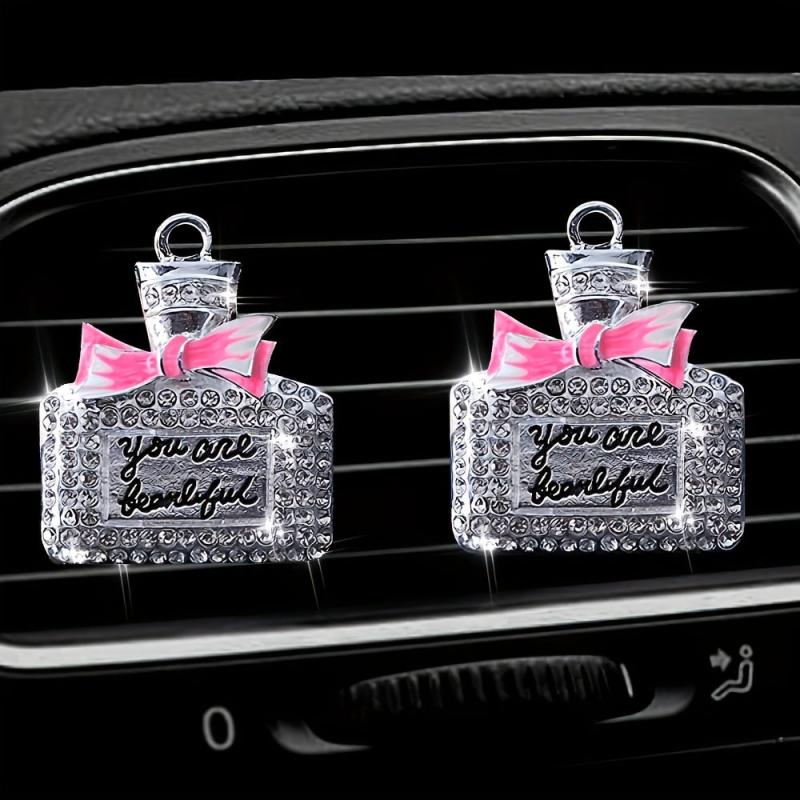 Car Air Vent Clip Bling Rhinestone Diffuser Freshener