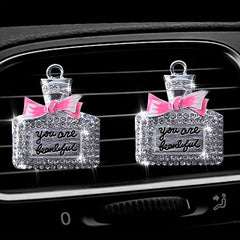 Car Air Vent Clip Bling Rhinestone Diffuser Freshener