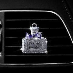 Car Air Vent Clip Bling Rhinestone Diffuser Freshener