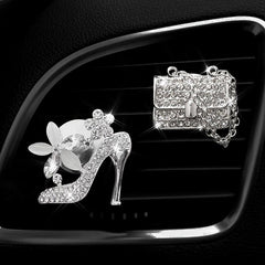 Car Air Vent Clip Bling Rhinestone Diffuser Freshener