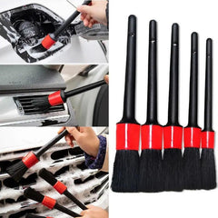 5pcs Car Interior Cleaning Brushes Air Outlet Dust Removal Brush
