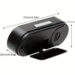 Mini Car Auto Clock with Thermometer Hyg