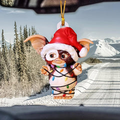 Acrylic Dog Car Pendant 2D Rearview Mirror Hanging Decoration