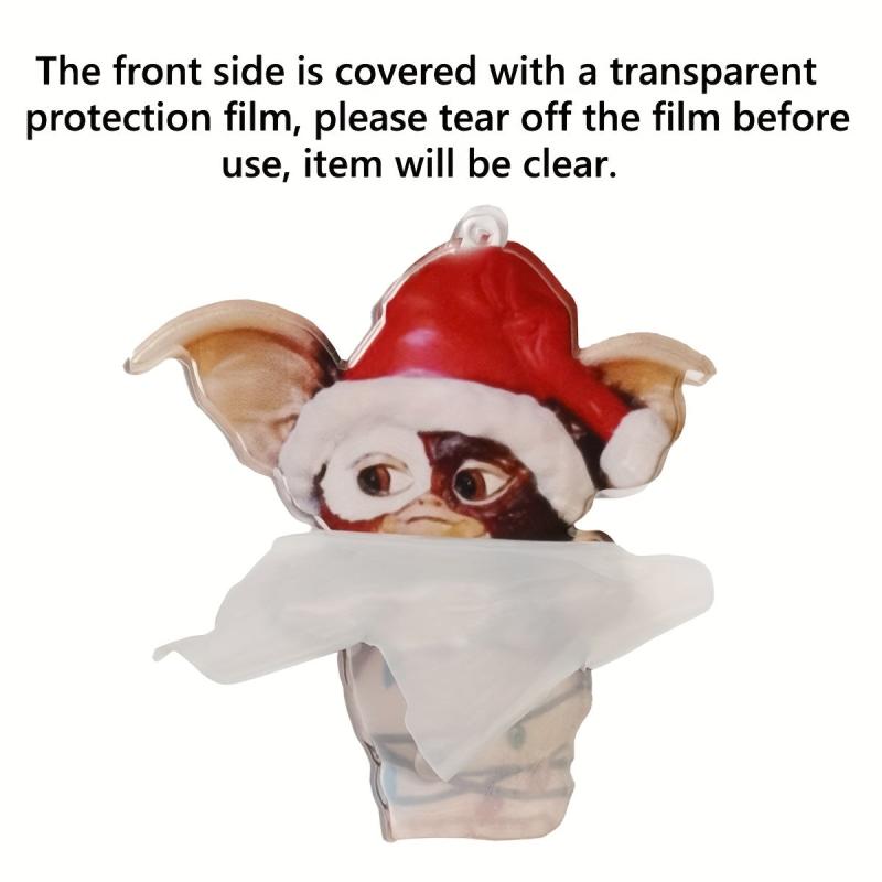 Acrylic Dog Car Pendant 2D Rearview Mirror Hanging Decoration