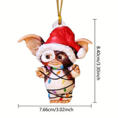 Acrylic Dog Car Pendant 2D Rearview Mirror Hanging Decoration