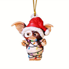 Acrylic Dog Car Pendant 2D Rearview Mirror Hanging Decoration