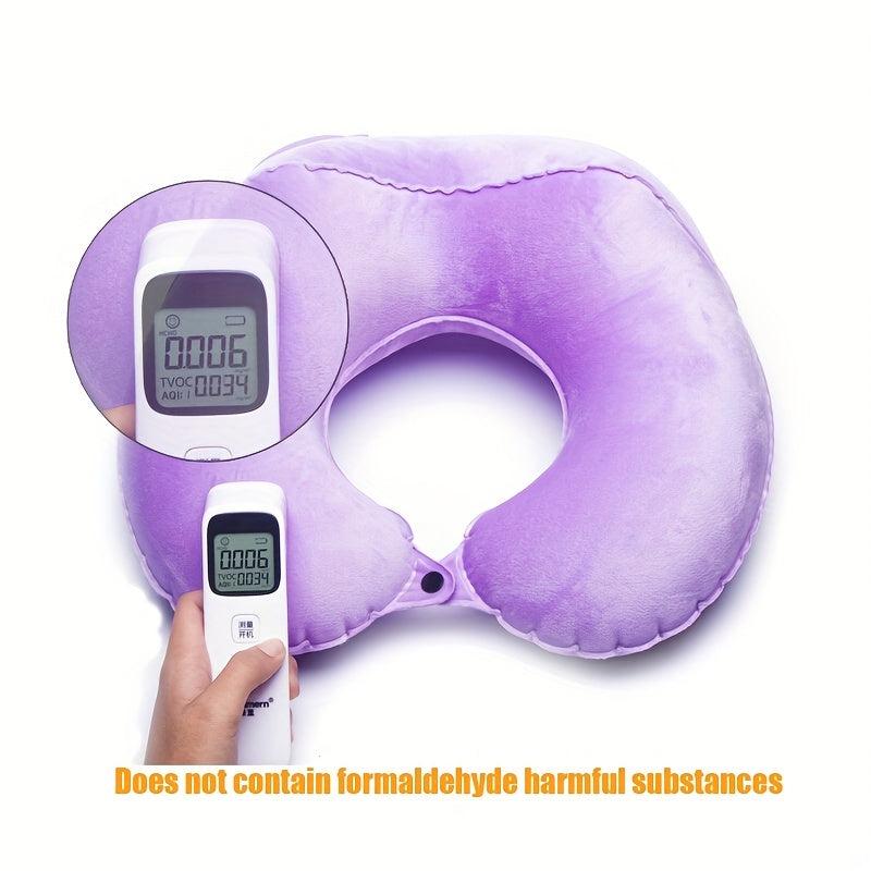 TPU Inflatable Car Home Neck Support Pillow