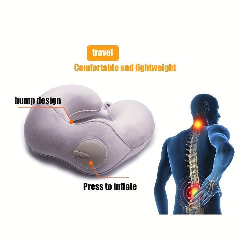 TPU Inflatable Car Home Neck Support Pillow