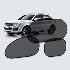 5pcs Car Mesh Sun Curtain Window Sun Protection Heat Insulation