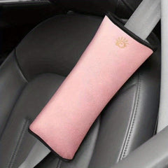 Car Seat Belt Cover Cartoon Shoulder Plush Anti-strangle Pillow