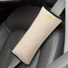 Car Seat Belt Cover Cartoon Shoulder Plush Anti-strangle Pillow