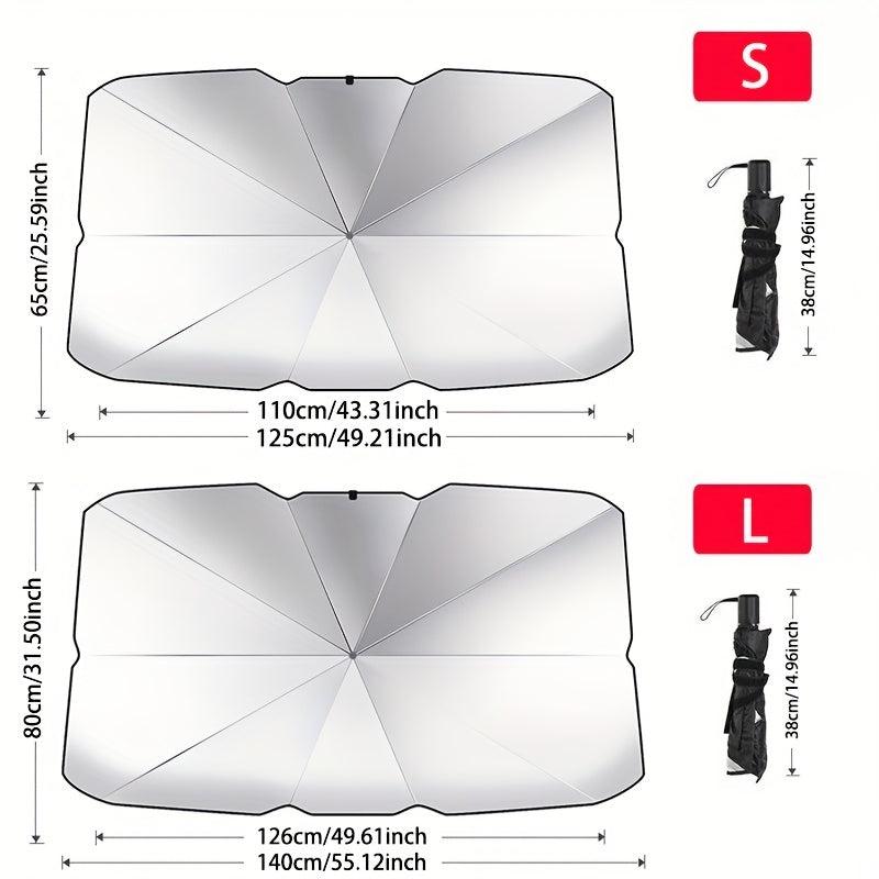Car Front Windshield Sunshade Foldable Insulation Umbrella