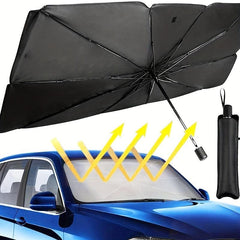 Car Front Windshield Sunshade Foldable Insulation Umbrella