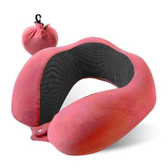Memory Foam Travel Neck Pillow for Comfort & Support