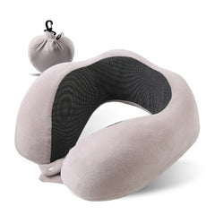 Memory Foam Travel Neck Pillow for Comfort & Support