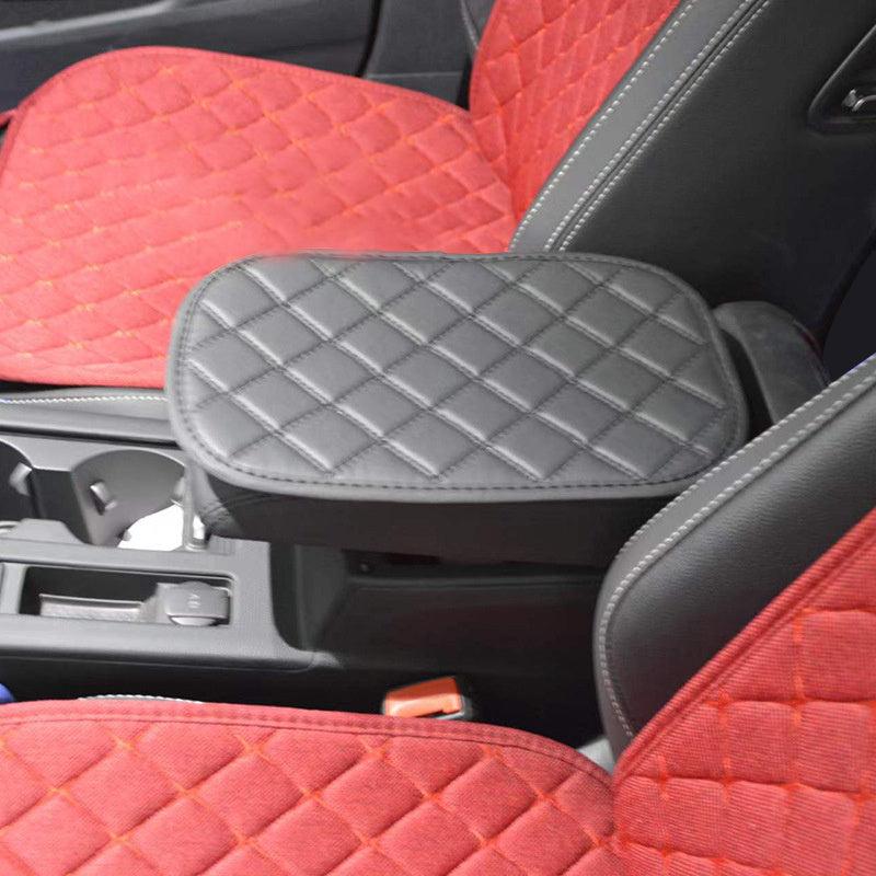 Car Armrest Cushion Leather Microfiber Seat Armrest Box