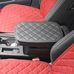 Car Armrest Cushion Leather Microfiber Seat Armrest Box
