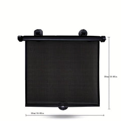 Retractable Car Roller Sunshade for Kids Baby UV Protection