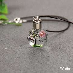 Elegant Butterfly Glass Ball Car Pendant