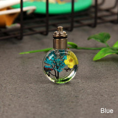 Elegant Butterfly Glass Ball Car Pendant