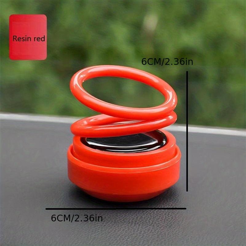 Car Suspension Double Ring Aromatherapy Solar Ornament
