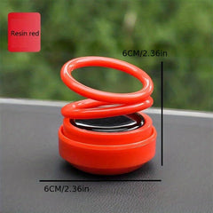 Car Suspension Double Ring Aromatherapy Solar Ornament