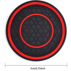 2pcs Auto Non Slip Cup Holder Coasters, Universal Anti Dust Mats