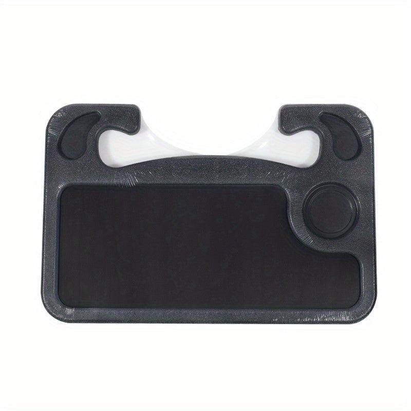 Car Steering Wheel Desk Laptop Tray with Pen Holder and Drink Holder