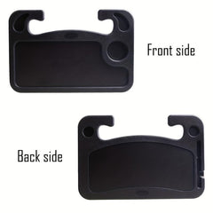Car Steering Wheel Desk Laptop Tray with Pen Holder and Drink Holder