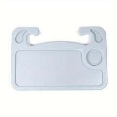 Car Steering Wheel Desk Laptop Tray with Pen Holder and Drink Holder